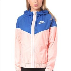 Nike Blue/ Pink Windbreaker